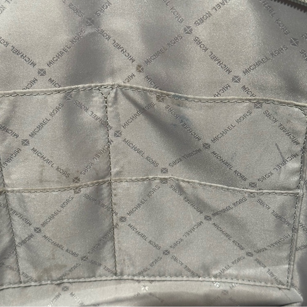 Michael Kors Large Gray Tote Bag - Picture 10 of 14